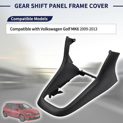 5k0863680 Center Console Frame Trim Compatible with VW Golf MK6 2009-2013 Center Console Cover Frame Shift Panel Cover Trim Interior Accessories in Saudi Arabia