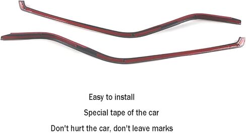 Car Accessories Fit for Toyota Highlander 2020 2021 2022 2023 Interior Center Console Gear Shift Panel Side Trim Cover (Red) ABS 2 PCS in Saudi Arabia