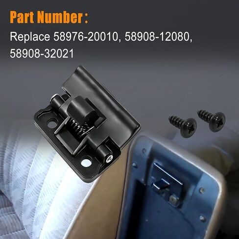 Center Console Lid Lock Compatible with Toyota 4Runner RAV4 Yaris Replace 58908-12080 Center Console Latch in Kuwait