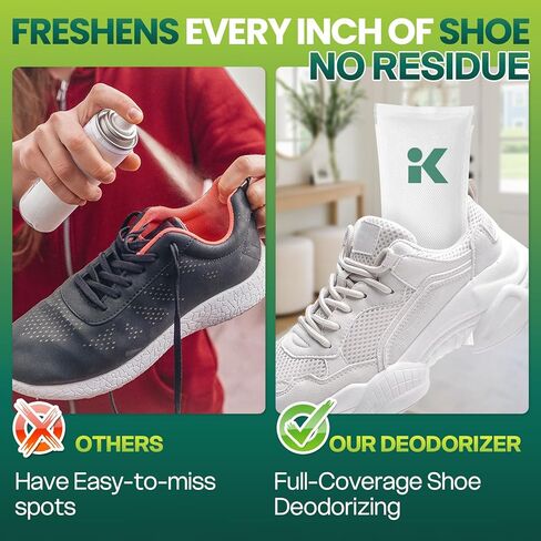 4-Pack Unscented Shoe Odor Elimination, Powerful Shoe Freshener for Sneaker, Boot, Soccer Cleat, Reusable Shoe Odor Eliminator & Absorber, Odor Eaters for Shoes, Freshenes Gym Bag, Closet at Sourse in Kuwait