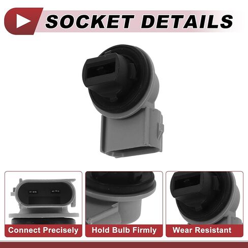 1 Set Turn Signal Light Socket Wiring for Ford Escape 2013-2016 No.5T2Z13411A/5T2Z-13411-A Lamp Bulb Pigtail Connector Harness in Saudi Arabia