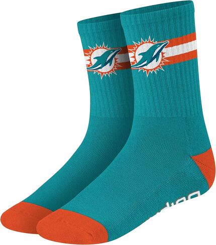 FOCO Dallas Cowboys NFL Mens Team Stripe Crew Socks in Kuwait