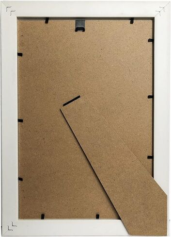 إطار صورة مقاس 8 × 12 أبيض (لون كريمي). فتحة أمامية مقاس 7.8 × 11.8. الحبوب الخشبية المقلدة. عرض سطح الطاولة والتركيب على الحائط. لوحة بلاستيكية (بلاستيكية). تغليف كرتون. in Kuwait