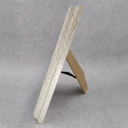 إطار صورة مقاس 8 × 12 أبيض (لون كريمي). فتحة أمامية مقاس 7.8 × 11.8. الحبوب الخشبية المقلدة. عرض سطح الطاولة والتركيب على الحائط. لوحة بلاستيكية (بلاستيكية). تغليف كرتون. in Kuwait