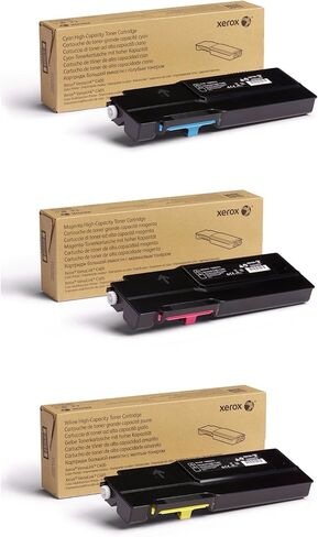 Xerox VersaLink C400/C405 Cyan/Magenta/Yellow High Capacity Toner Cartridge Multi-Pack (4800 Pages) - BND00637 in Saudi Arabia
