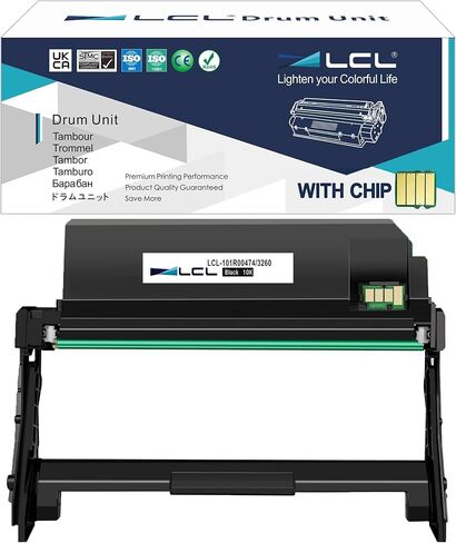 LCL Compatible 3215 101R00474 Drum Cartridge Replacement for Xerox Phaser 3260 3260DI 3260DNI 3260VI WorkCentre 3215 3225 3215NI 3225DNI 3225V 3052 3260 3260VDNI 3225 3225VDNI Printer (1-Pack,Drum) in Saudi Arabia
