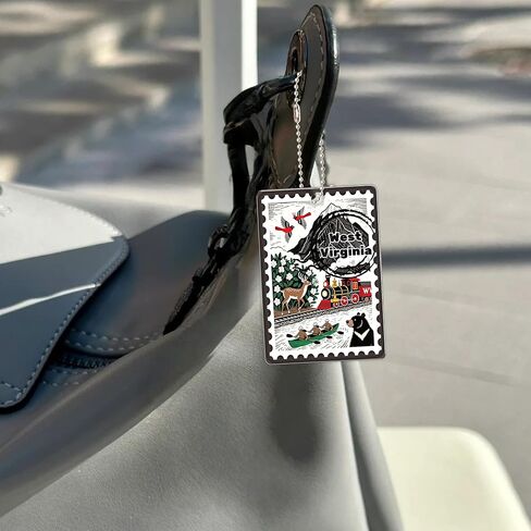 سلسلة مفاتيح West Virginia Souvenirs Fashion Forever Stamps - مزخرفة بحلقة مفاتيح - Forever Stamps Spot M in Saudi Arabia