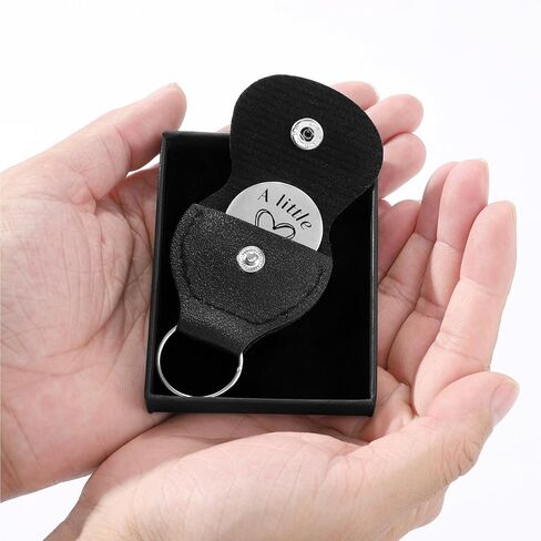 Pocket Hug Token Keychain for Women, Strong Women Gifts, Long Distance Relationship Keepsake Gifts, Badass Gifts for Family Friend Colleague Comrades in Kuwait