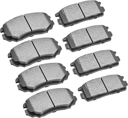 D1421 D1275 Front Rear Ceramic Brake Pads for 2010-2017 Chevy Equinox, for 2010-2017 GMC Terrain 8 Pcs Driver Passenger Side in Kuwait