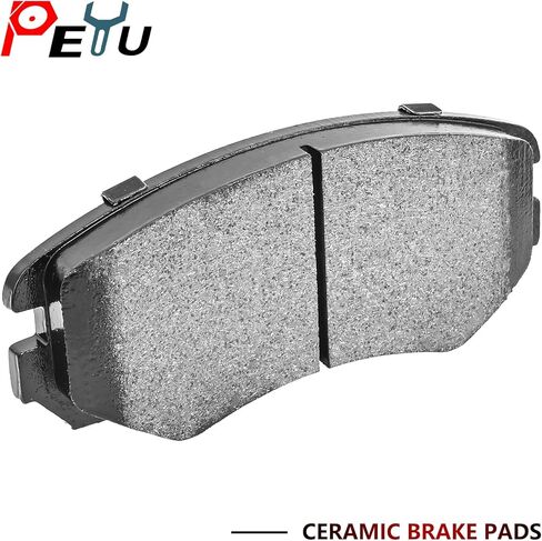 D1421 D1275 Front Rear Ceramic Brake Pads for 2010-2017 Chevy Equinox, for 2010-2017 GMC Terrain 8 Pcs Driver Passenger Side in Kuwait