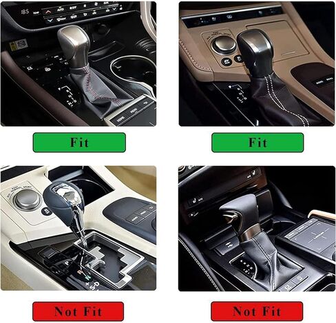 ملحقات ذراع ناقل الحركة كريستال بلينغ المتوافقة مع لكزس ES، RX، NX، RC، IS، GX-460، GS (2014-2022) - وردي in Kuwait