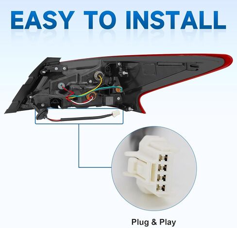 ضوء خلفي مناسب لـ 2016-2018 نيسان ألتيما 2016 2017 2018 نيسان ألتيما لمبة خلفية خارجية Sdie الجانب الأيسر والأيمن (تقليم الكروم) in Kuwait