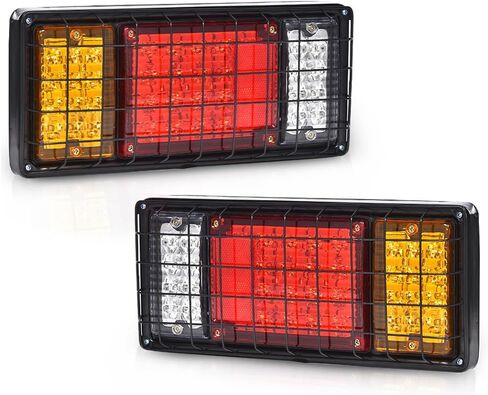 CHEDA 40 LED الذيل بدوره إشارة عكس أضواء الجري 2 قطعة تناسب عالمي للبيك اب، RV، المقطورات، الشاحنات، العربة، UTEs، شاحنات المصابيح الخلفية الجمعية Pilotos Traseros Conjunto in Saudi Arabia