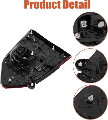 labwork Right Inner Rear Tail Light Replacement for Subaru Forester 2019-2021 Rear Tail Lamp Assembly 84912SJ080 SU2803109 in Saudi Arabia