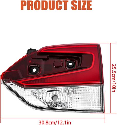 labwork Right Inner Rear Tail Light Replacement for Subaru Forester 2019-2021 Rear Tail Lamp Assembly 84912SJ080 SU2803109 in Saudi Arabia