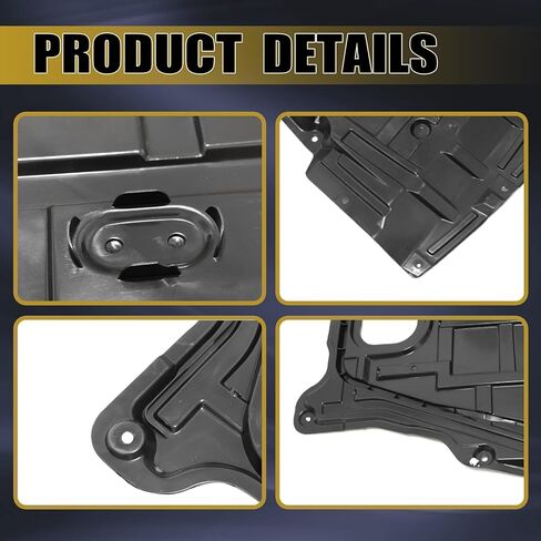 GXARTS Black Engine Front Splash Shield 75890-6MA0A Compatible with Nissan Rogue Sport S SL SV 2017 2018 2019 2020 2021 2022 in Saudi Arabia