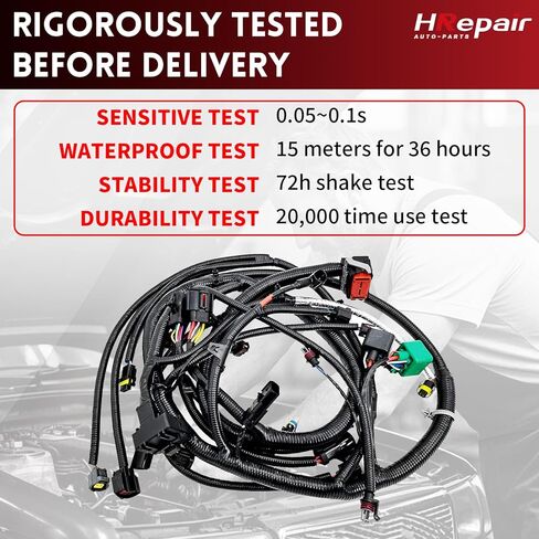 Engine Wiring Harness 6.0 L fits for 2003 2004 Ford F250 F350 F450 F550 Super Duty Diesel Engine Standalone Wire Harness Replaces#3C3Z-12B637-BA in Saudi Arabia