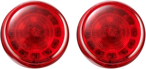 Custom Dynamics PB-R-1157 Probeam Bullet Bezel LED إدراجات إشارة الانعطاف للنماذج ذات 1157 قواعد اتصال - أحمر in Saudi Arabia
