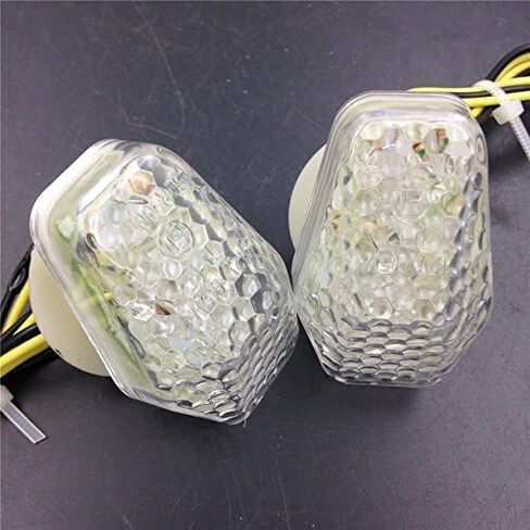 XKH- إشارات الانعطاف LED للدراجات النارية متوافقة مع سوزوكي Gsxr 600 750 1000 Sv650 Sv1000 Bandit 1200S 1250S Cl [B00Y7CAXL8] in Kuwait