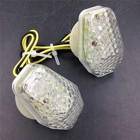 XKH- إشارات الانعطاف LED للدراجات النارية متوافقة مع سوزوكي Gsxr 600 750 1000 Sv650 Sv1000 Bandit 1200S 1250S Cl [B00Y7CAXL8] in Kuwait