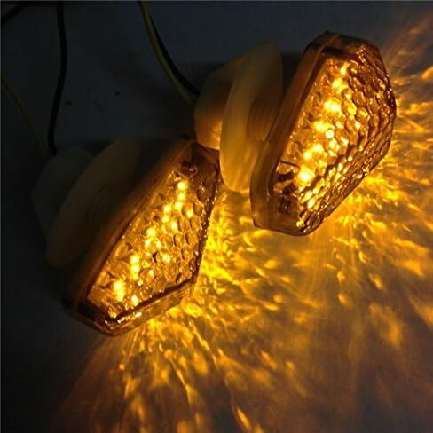 XKH- إشارات الانعطاف LED للدراجات النارية متوافقة مع سوزوكي Gsxr 600 750 1000 Sv650 Sv1000 Bandit 1200S 1250S Cl [B00Y7CAXL8] in Kuwait