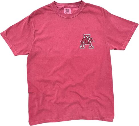 تي شيرت Arkansas Razorback Charger، مرخص رسميًا من الرابطة الوطنية لرياضة الجامعات (NCAA)، 100% قطن، للرجال والنساء SM-2XL in Kuwait