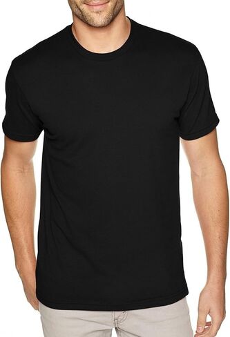 Next Level Apparel Premium Fitted Sueded Crew (6410) Black, 3XL in Saudi Arabia