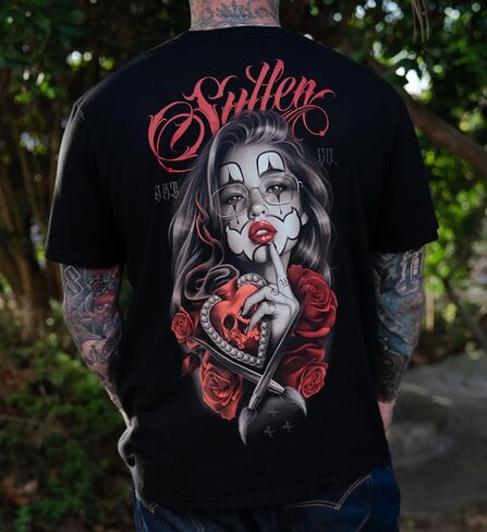 Sullen Men's Secrets Valentine Capule Tattoo Lifestyle Graphic Premium Cotton Short Sleeve Tee in Saudi Arabia