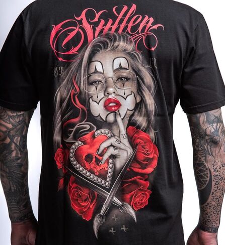 Sullen Men's Secrets Valentine Capule Tattoo Lifestyle Graphic Premium Cotton Short Sleeve Tee in Saudi Arabia