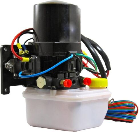 RAREELECTRICAL 12V Hull Mount Tilt Trim Motor Pump Reservoir Assembly Compatible With 1983-2006 Mercruiser 377 502 540 575 Bravo Alpha One Oildyne Mercury 14336A15 14336A6 88183A8 in Saudi Arabia