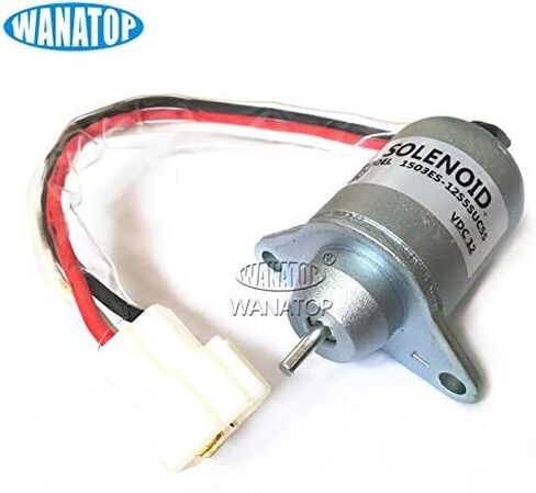 New Fuel Solenoid 1503ES-12S5SUC5S 119653-77950 For Yanmar Kubota John Deere Tractor 12V in Saudi Arabia