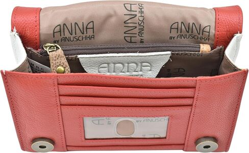 Anna by Anuschka Hand Painted Women’s Genuine Leather- Large Flap Organizer-Retro Elephant Ivory in Saudi Arabia