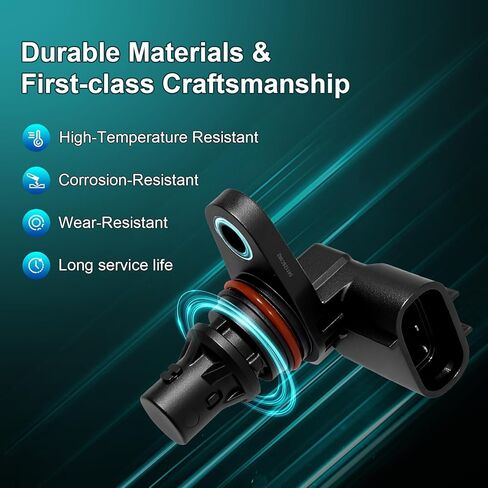 39350-2E200 Engine Camshaft Position Sensor Compatible with 2017-2021 Hyundai Elantra/Elantra GT/Kona & 2017 2018 2019 2020 2021 2022 2023 Kia Forte Soul Forte5 Seltos Replaces 393502E200, PC1141 2PCS in Saudi Arabia