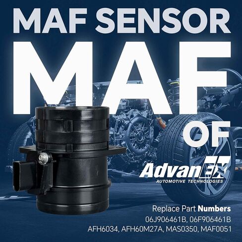 06J906461B Mass Air Flow Sensor MAF Compatible with Audi A3/TT Volkswagen Beetle/CC/Eos/GTI/Jetta/Passat/Tiguan Replaces AFH6034 MAF0051 in Saudi Arabia