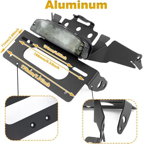 Fender Eliminator Bracket Fit for G310GS 2018-2024 / G310R 2017-2024 Motorcycle Tail Tidy License Plate Holder in Saudi Arabia