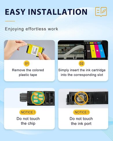 myCartridge Remanufactured Ink Cartridge Replacement for Epson 822XL 822 XL Ink Cartridges Combo Pack for WF-3820 Printer Ink Cartridges Use with WF-3820, WF-3823, WF-4820, WF-4830, WF-4833,5-Pack in Kuwait