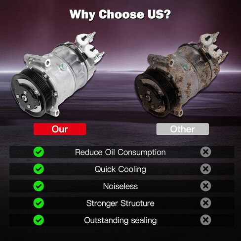 Cciyu تكييف وضاغط للهواء لسيارة جاكوار XF XFR XJ XJR XK XKR XKR-S لسيارة لاند روفر LR4 رينج روفر 3.0L 5.0L 2010-2015 يستبدل ضاغط التيار المتردد للسيارة in Saudi Arabia