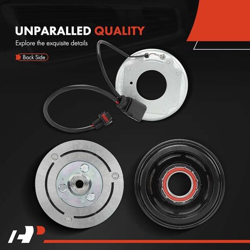A-Premium Air Conditioner AC Compressor Clutch Kit Compatible with Audi Q7 2017-2019 3.0L, A6 Quattro 2016-2018 3.0L, A7 Quattro 2016-2018, A6 2016 3.0L in Saudi Arabia