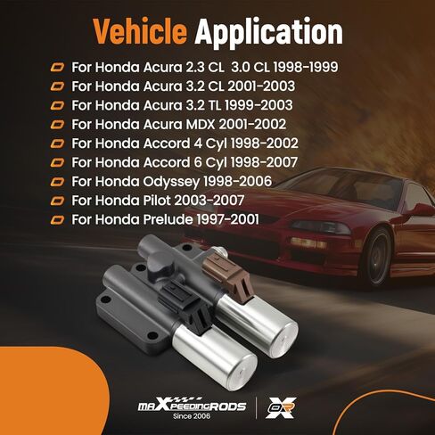 ملف لولبي ناقل خطي مزدوج من maxpeedingrods مع حشية لـ Acura 1998-2003، لهوندا أكورد 1998-2007 أوديسي 1998-2006 بايلوت 2003-2007 مقدمة 1997-2001، يستبدل 28250-P6H-024 in Saudi Arabia