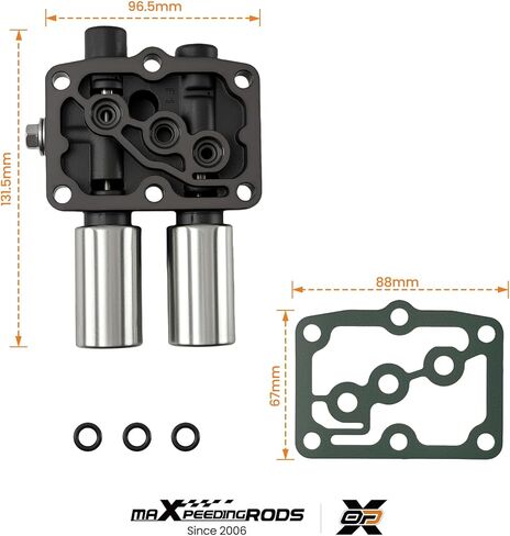 ملف لولبي ناقل خطي مزدوج من maxpeedingrods مع حشية لـ Acura 1998-2003، لهوندا أكورد 1998-2007 أوديسي 1998-2006 بايلوت 2003-2007 مقدمة 1997-2001، يستبدل 28250-P6H-024 in Saudi Arabia