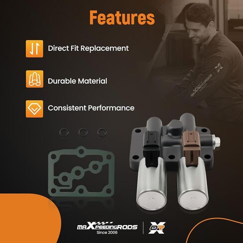 ملف لولبي ناقل خطي مزدوج من maxpeedingrods مع حشية لـ Acura 1998-2003، لهوندا أكورد 1998-2007 أوديسي 1998-2006 بايلوت 2003-2007 مقدمة 1997-2001، يستبدل 28250-P6H-024 in Saudi Arabia