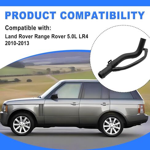 LR012636 Engine Cooling Water Pump Hose Compatible with Land Rover Range Rover 5.0L LR4 2010 2011 2012 2013 (Black) in Kuwait