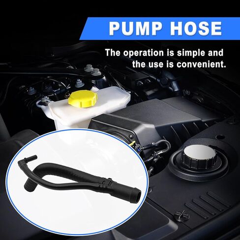 LR012636 Engine Cooling Water Pump Hose Compatible with Land Rover Range Rover 5.0L LR4 2010 2011 2012 2013 (Black) in Kuwait