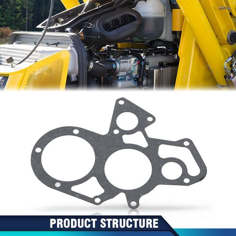 PIT66 Gasket for Engine Water Pump Compatible with JCB Models, Fit for Perkins Engine Water Pump (Model: 1400B 1550B 1600B 1700B 214 215 216 217 3C 3CX 3D) 02201539 in Saudi Arabia