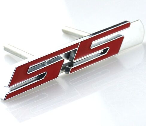 Aimoll 1pcs Grille SS Emblem Badge 3D Replacement for Camaro Chevrolet Gm Series Front (Chrome Red) in Saudi Arabia