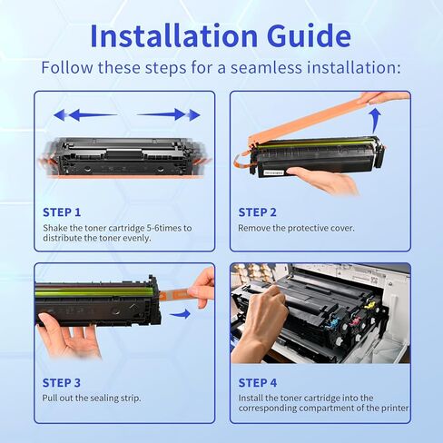 myCartridge 075H Toner Cartridge Set MF665Cdw LBP646Cdw Compatible Replacement for Canon 075H 075 Toner High Yield Works with Color imageCLASS LBP647Cdw LBP640 MF660 Series Laser Printer Ink, 4 Pack in Kuwait