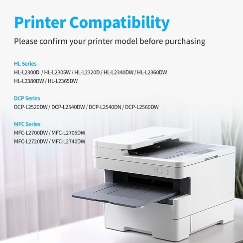 EASY PRINT EASY PRINT Compatible Toner Cartridge & Drum Unit Replacement for Brother DR630 Drum TN660 Toner Cartridge Work with HL-L2300D HL-L2360DW DCP-L2520DW MFC-L2700DW MFC-L2740DW (Black, 3 Pack) in Kuwait