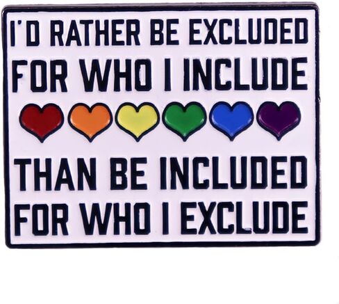 قلب الحب بروش المينا LGBT التلبيب دبابيس فخر مثلي الجنس قوس قزح القلب التلبيب دبابيس كنت أستبعد بدلاً من ذلك لمن قمت بتضمين كلمات بروش بروش الديكور لأكياس الملابس in Kuwait
