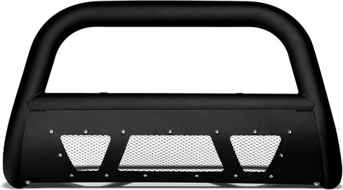 ماتي الأسود رصع شبكة الثور شريط فرشاة دفع الجبهة الوفير شواء مصبغة الحرس مع لوحة التزلج متوافق مع 04-09 10 دودج دورانجو / 06 07-09 كرايسلر أسبن in Kuwait