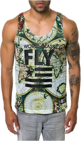 Born Fly Mens The Salty Dog Tank Top in Saudi Arabia